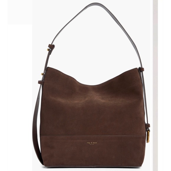 rag & bone Handbags - Rag &‎ Bone Clinton bucket bag chocolate brown  leather suede minimalist slouchy